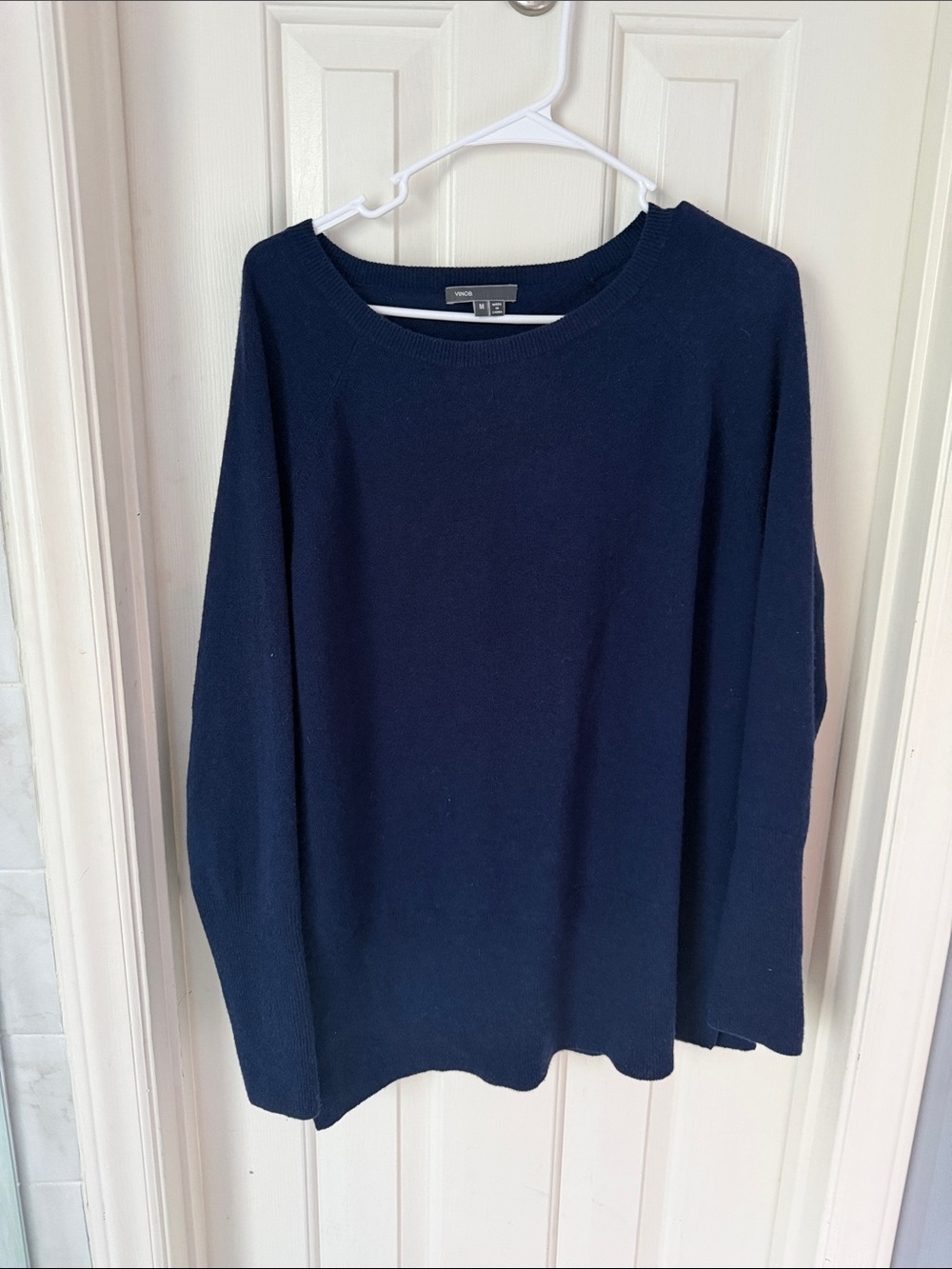 Vince. Navy cashmere sweater, medium